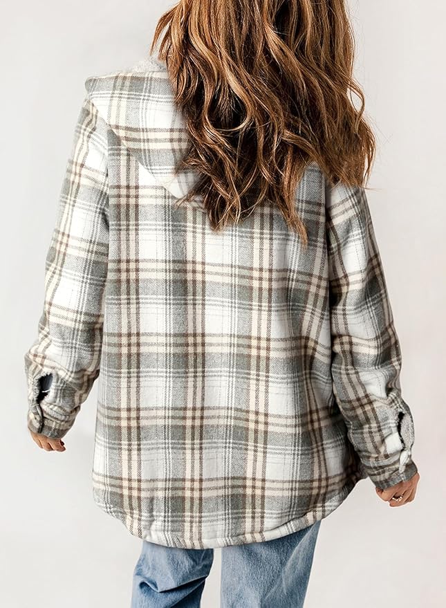 Drune | Kariertes Futter Hemdjacke