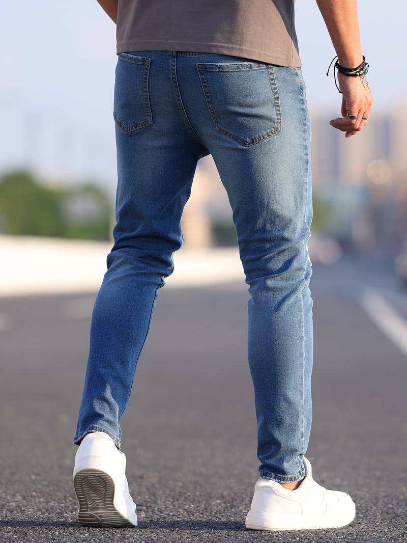 Drune | zerrissene jeans für männer