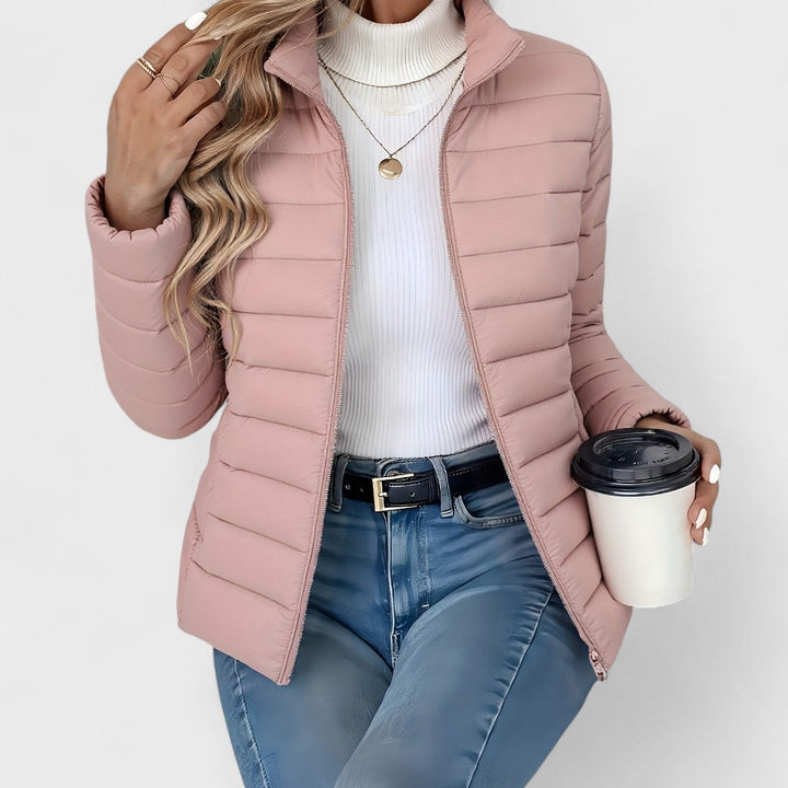 Drune | Elegante lange Damenjacke im klassischen Stil