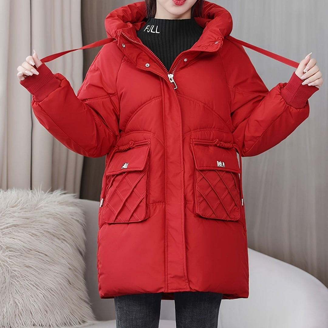 Drune | Modische mittellange Winterjacke für Frauen - Perfekt für Outdoor-Aktivitäten
