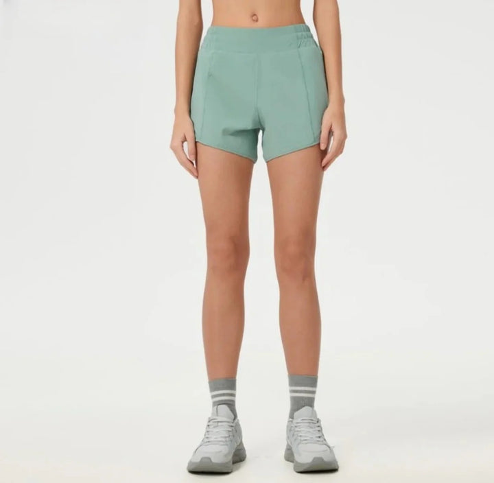 Drune | Yoga-Shorts mit hoher Taille und Bauch