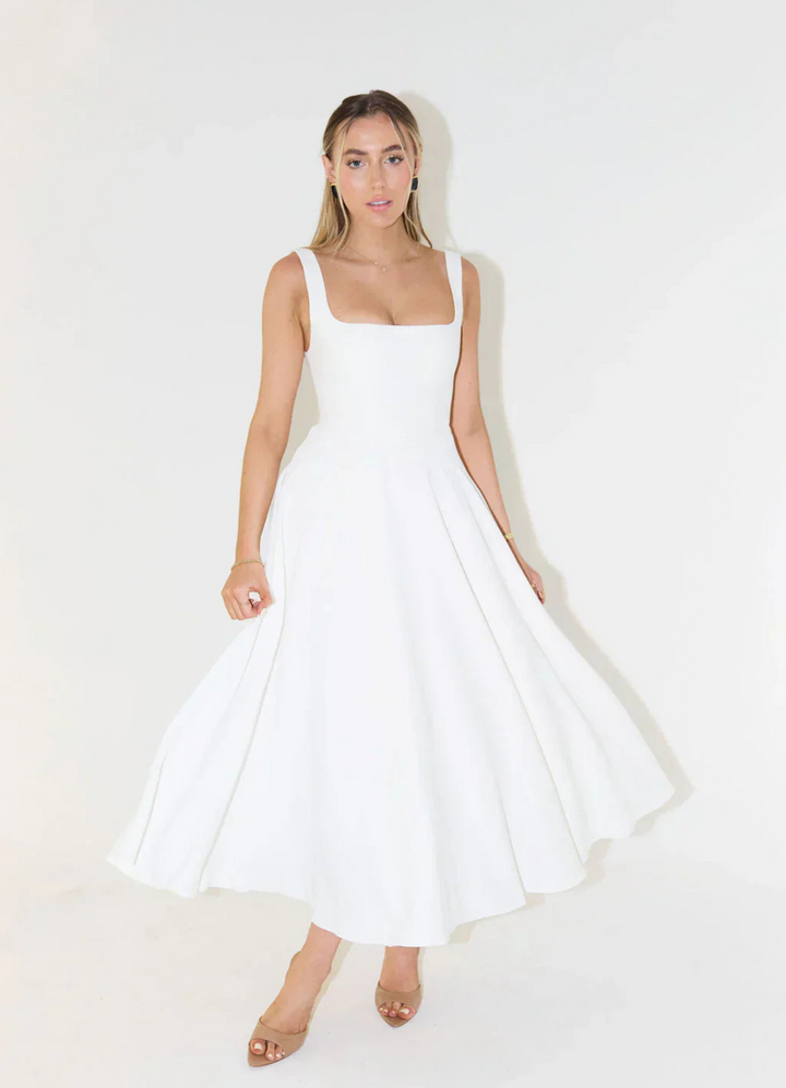 Drune | A-Linien Kleid für Damen Midi