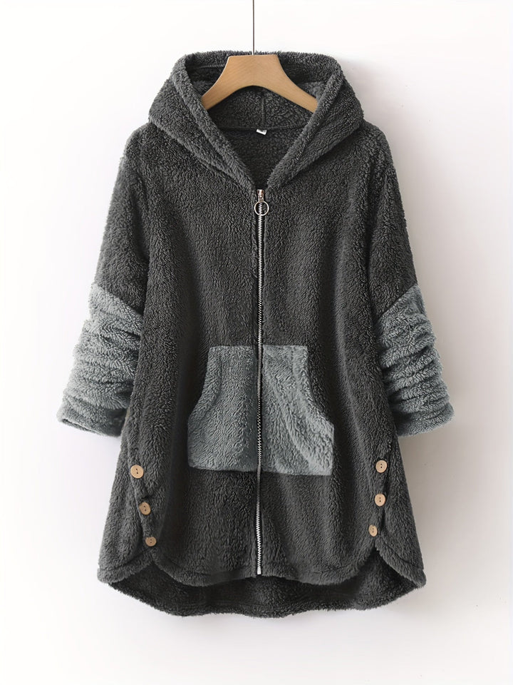 Drune | Übergangsjacke rosa für Damen mit Taschen