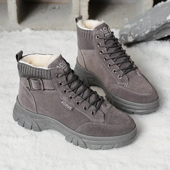 Drune | Warme Samt Stiefeletten für Frauen