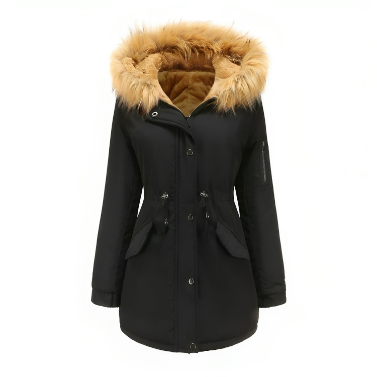 Drune | Winter Parka mit veganem Pelz für Damen umweltfreundliche Materialien