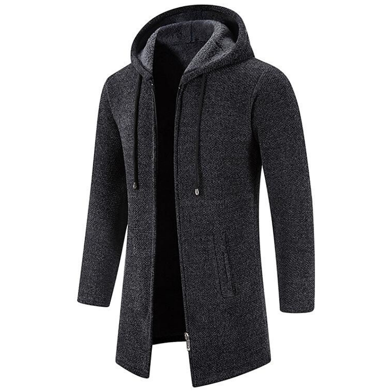 Drune | Wolljacke mit Reißverschluss