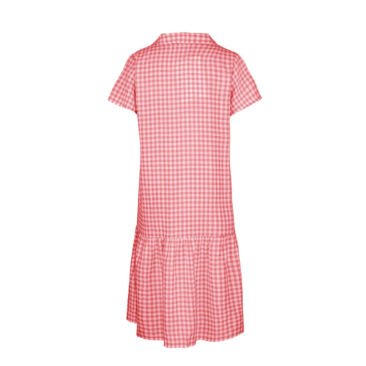 Drune | Hemdkragen kariertes Kleid