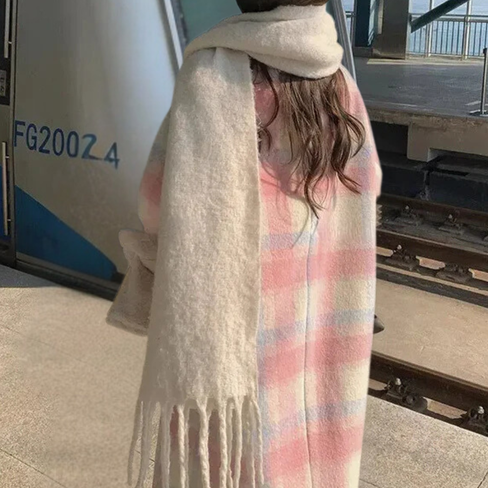 Drune | Eleganter Karierter Wintermantel für Damen