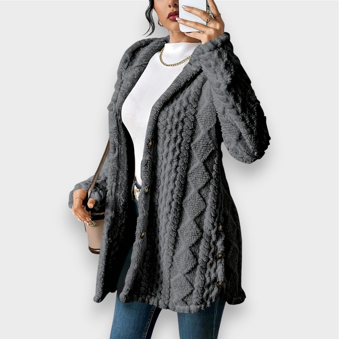 Drune | Plüsch-Hoodie-Cardigan-Pullover