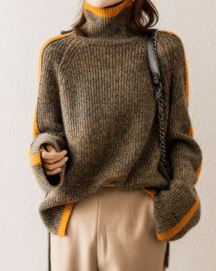 Drune | Stylischer Stehkragen-Pullover