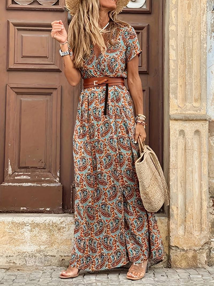 Drune | Blumiges Maxikleid für Frauen