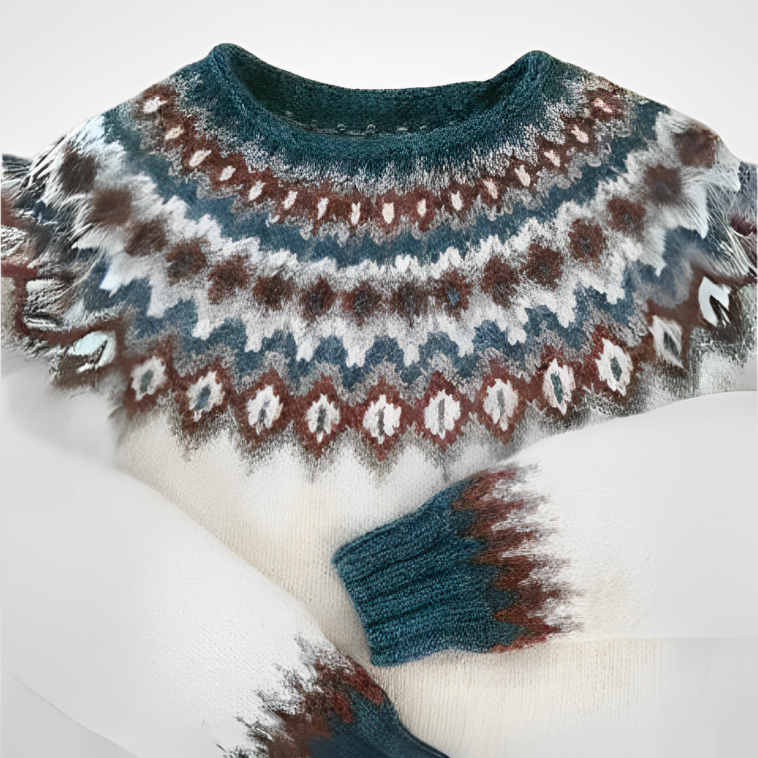Drune | Stilvoller Weinlese Pullover