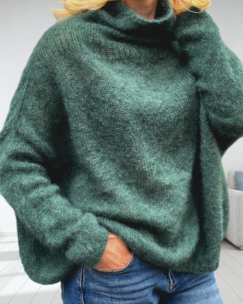 Drune | Hoher Nackenfarbpullover