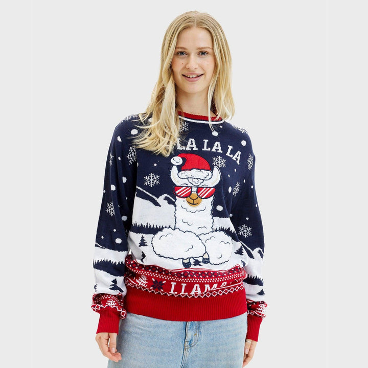 Drune | Fa La La La Llama Sweater - Damen