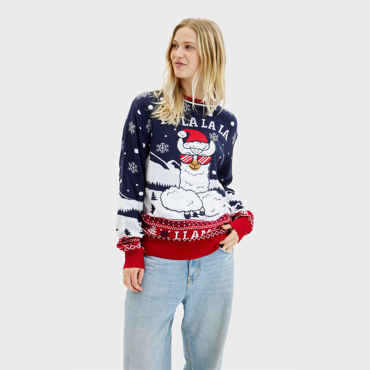 Drune | Fa La La La Llama Sweater - Damen