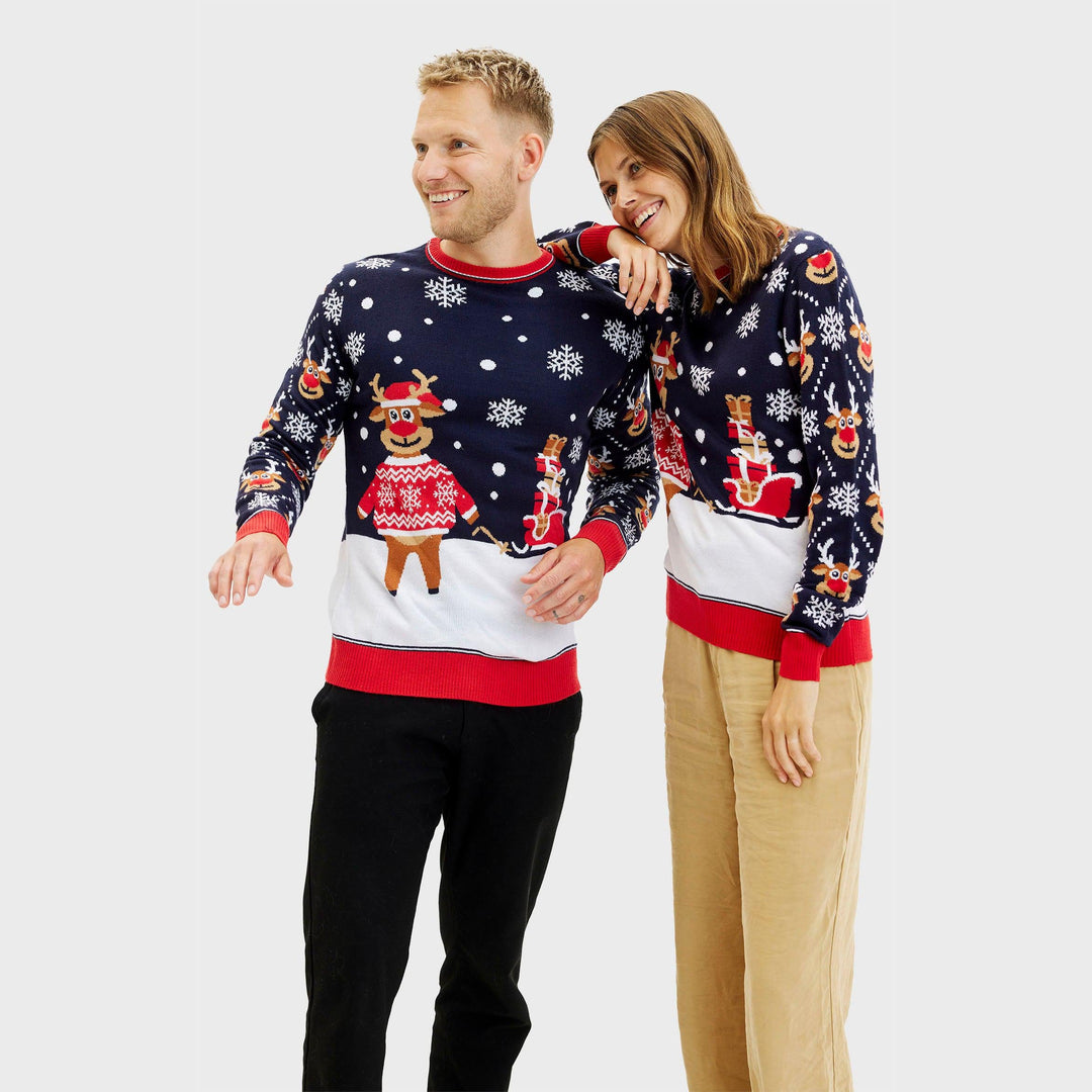 Drune | Der Bringing Christmas Gifts Weihnachtspullover - Damen