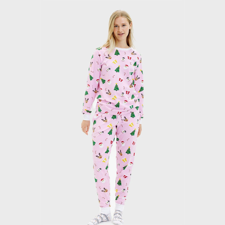 Drune | Der Pinkish Weihnachts-Pyjama - Damen