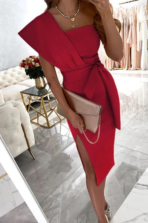 Drune | Carrie In Paris Knoten Taille Bleistiftkleid