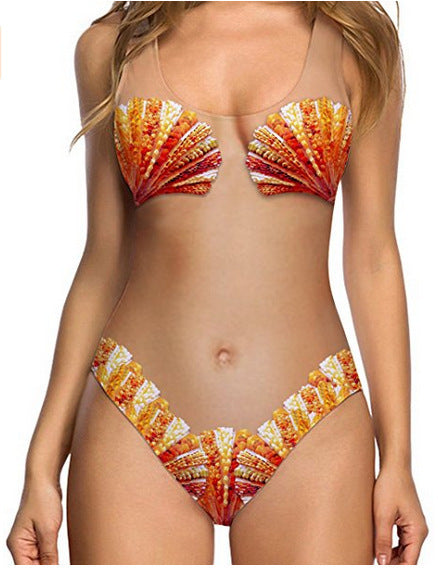 Damen Bikini mit einzigartigem Muschel-Design Drune