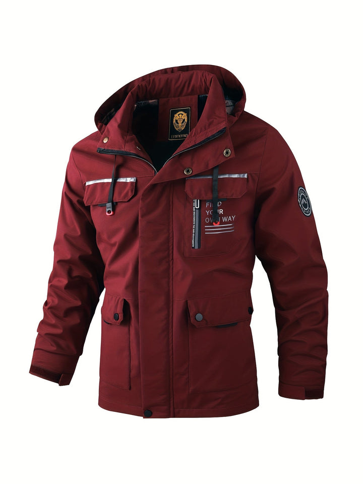 Drune | Herren Kapuzen Utility Jacke