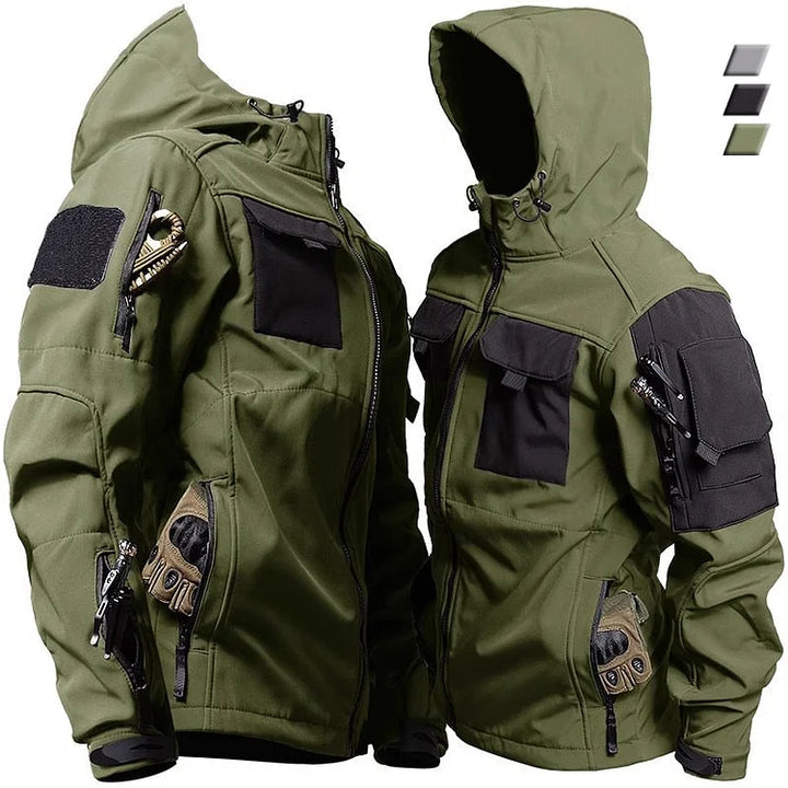 Drune | Herren Kapuzen-Taktische Jacke