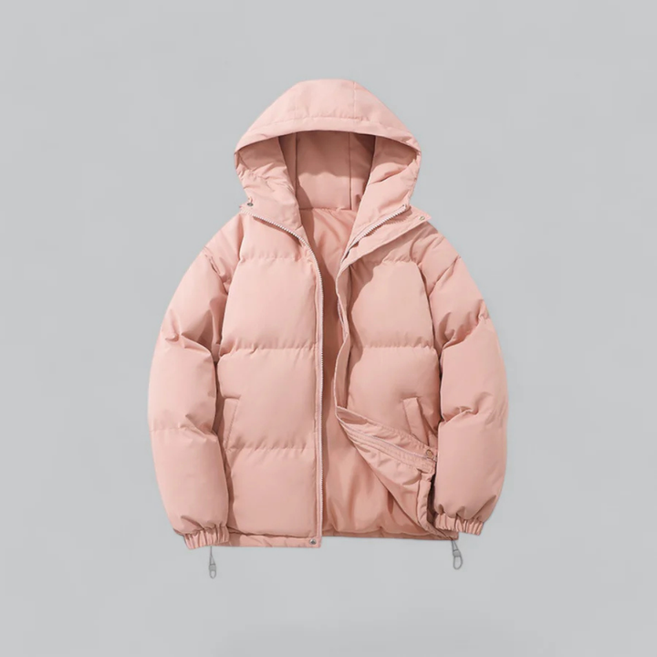 Drune | Winter Klassische Daunen Reißverschluss Jacke - Kapuzen