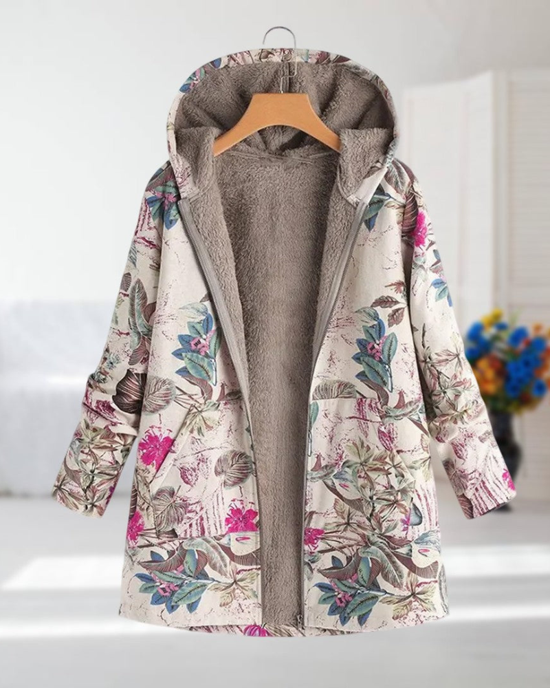 Drune | Jacke mit Blumendruck