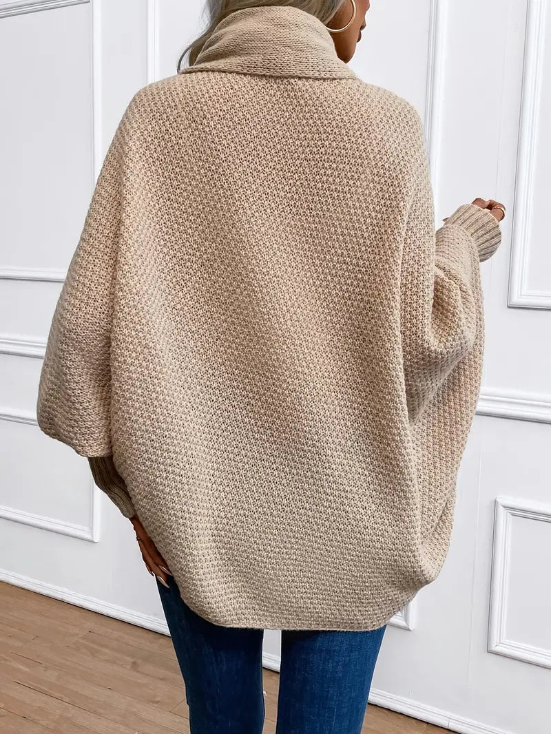 Drune | Lässige Oversized Gestrickte Weste Für Damen