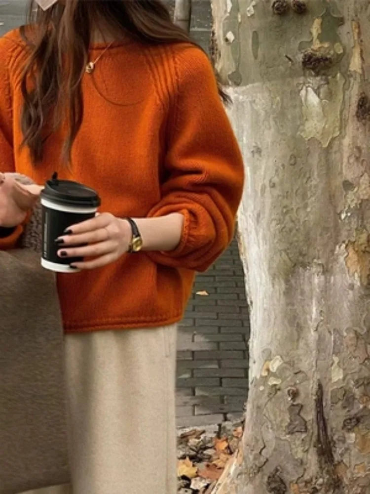 Drune | Cozy oversized knit sweater for casual comfort