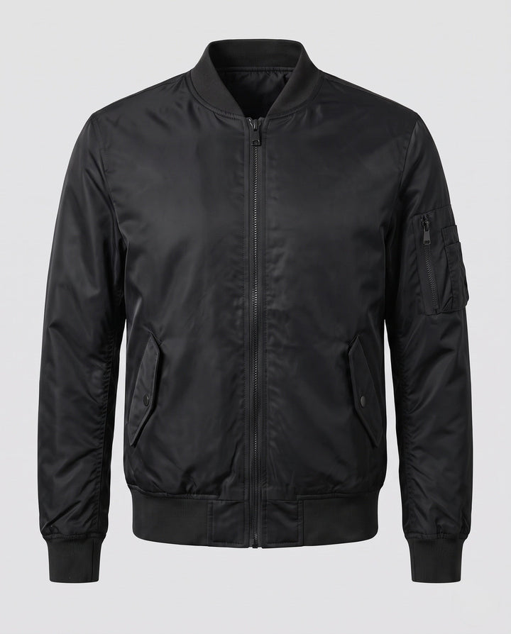 Herren Gefüttertes Thermo‑Bomberblouson mit wattierter Innenlage und Ärmeltasche Drune