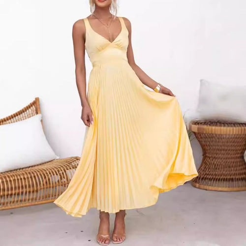 Drune | Kleid aus Satin mit Hosenträgern