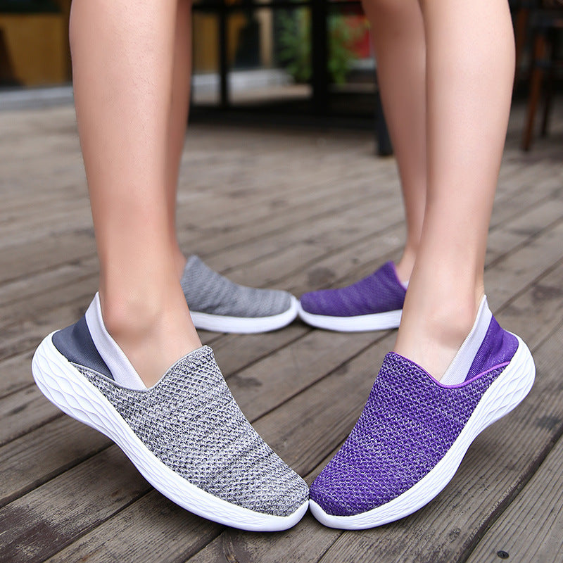 Unisex nan Einstiegs-Komfortschuh mit nahtlosem Strickschaft und dämpfender Leichtschaumsohle Drune