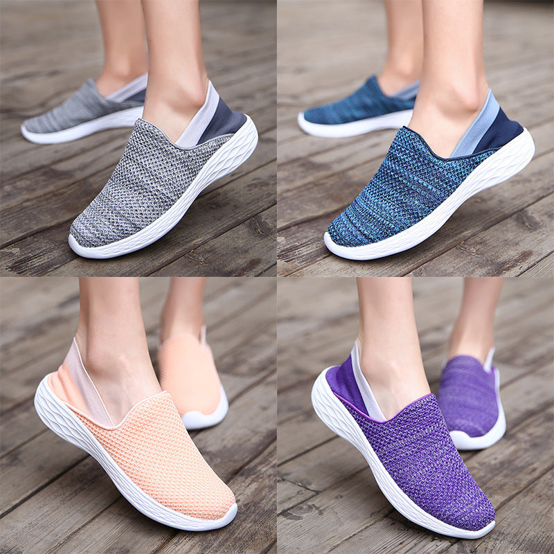 Unisex nan Einstiegs-Komfortschuh mit nahtlosem Strickschaft und dämpfender Leichtschaumsohle Drune