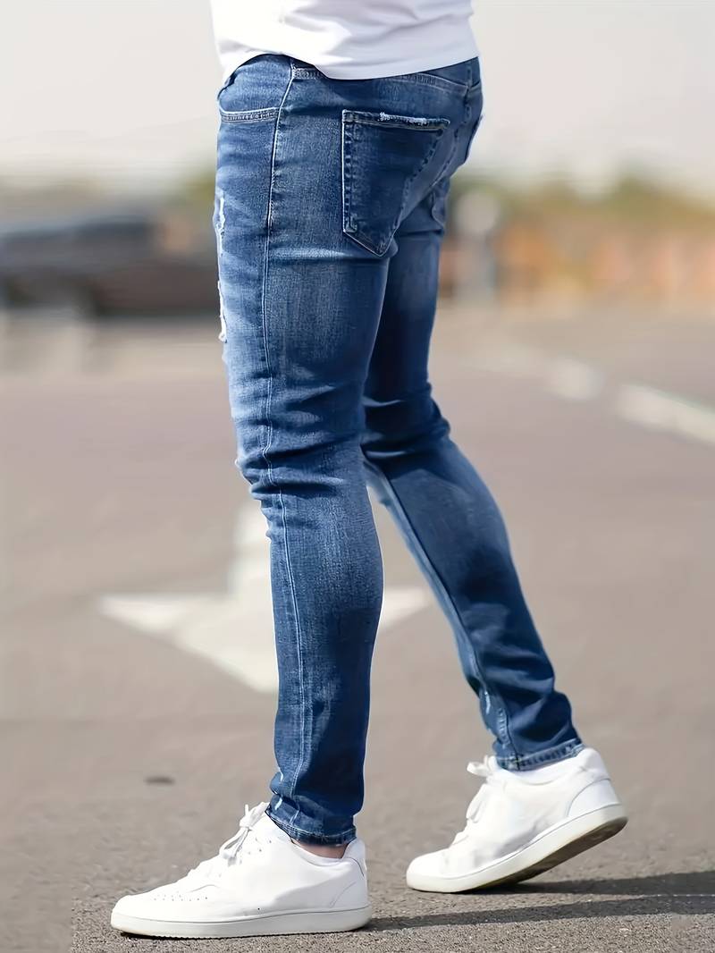 Drune | zerrissene jeans für männer