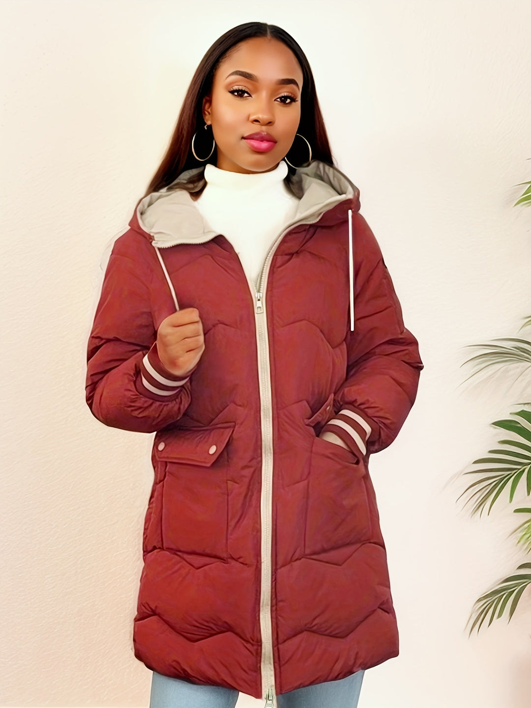 Drune |  Warme Winter-Pufferjacke für Damen