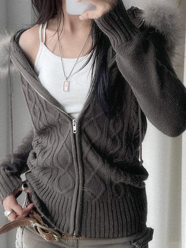 Drune | Farbe Vintage Twist und Fellnahtjacke