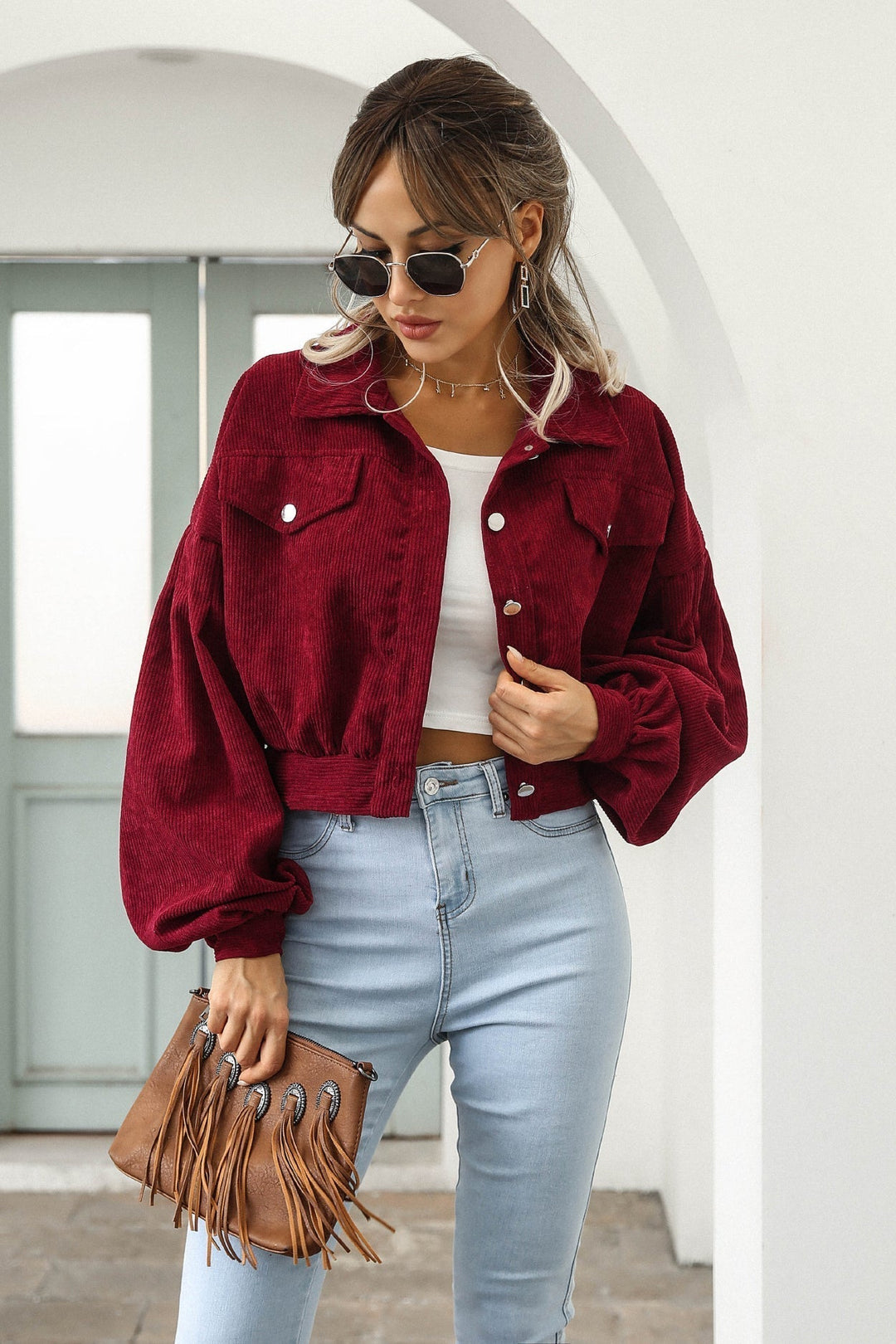 Drune | Auf Cord-Jacke