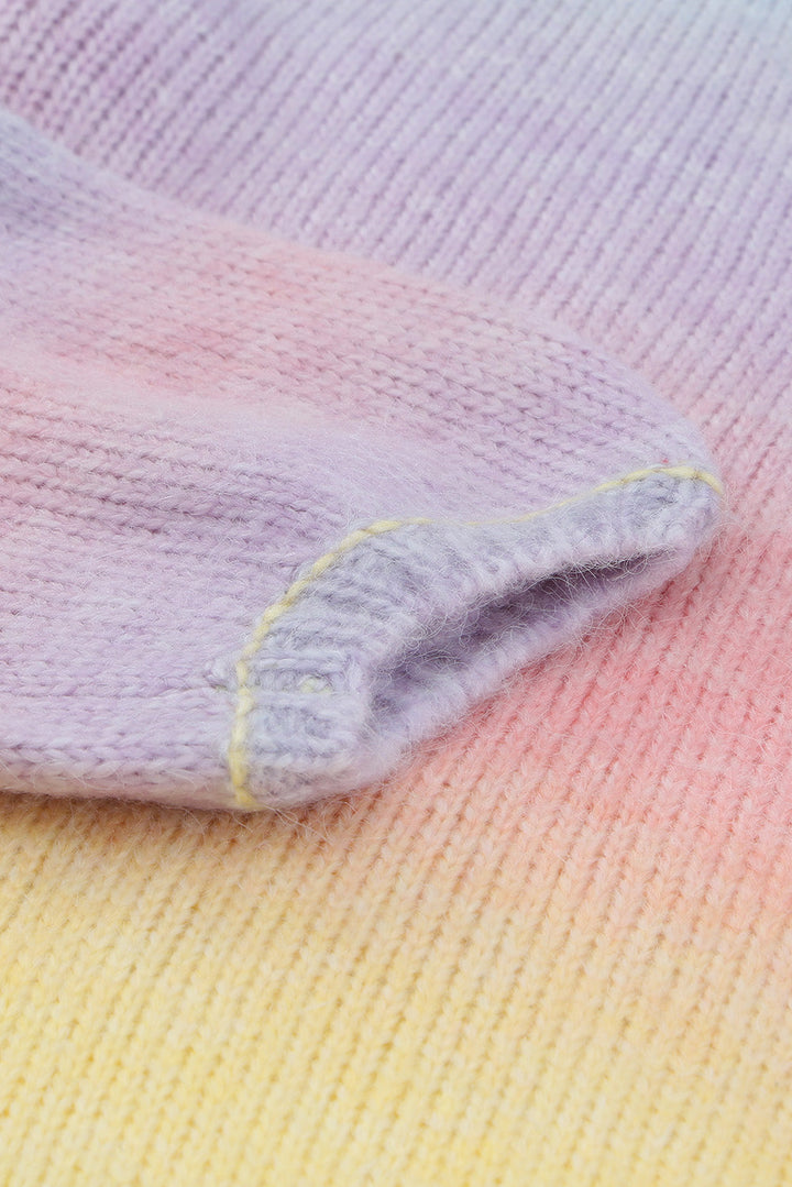Drune | Gradient Offene Vorderseite Fallendes Schulter Cardigan