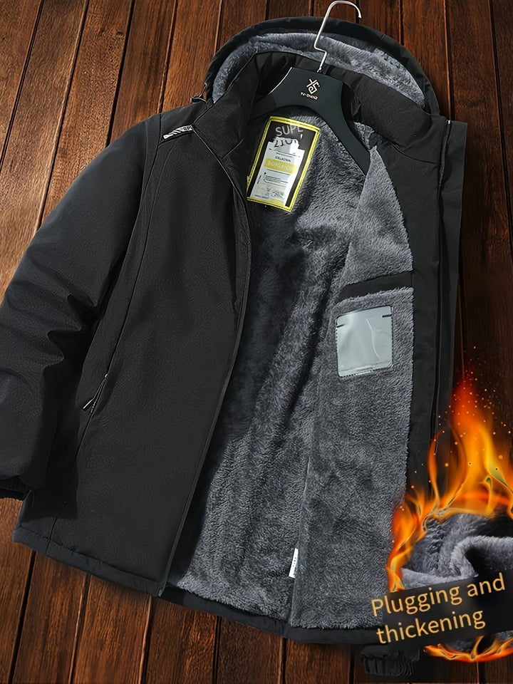 Drune | Winterjacke mit Kapuze für Herren - Ideal für den Winter