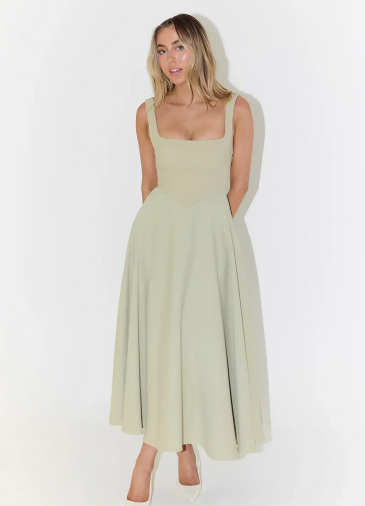 Drune | A-Linien Kleid für Damen Midi