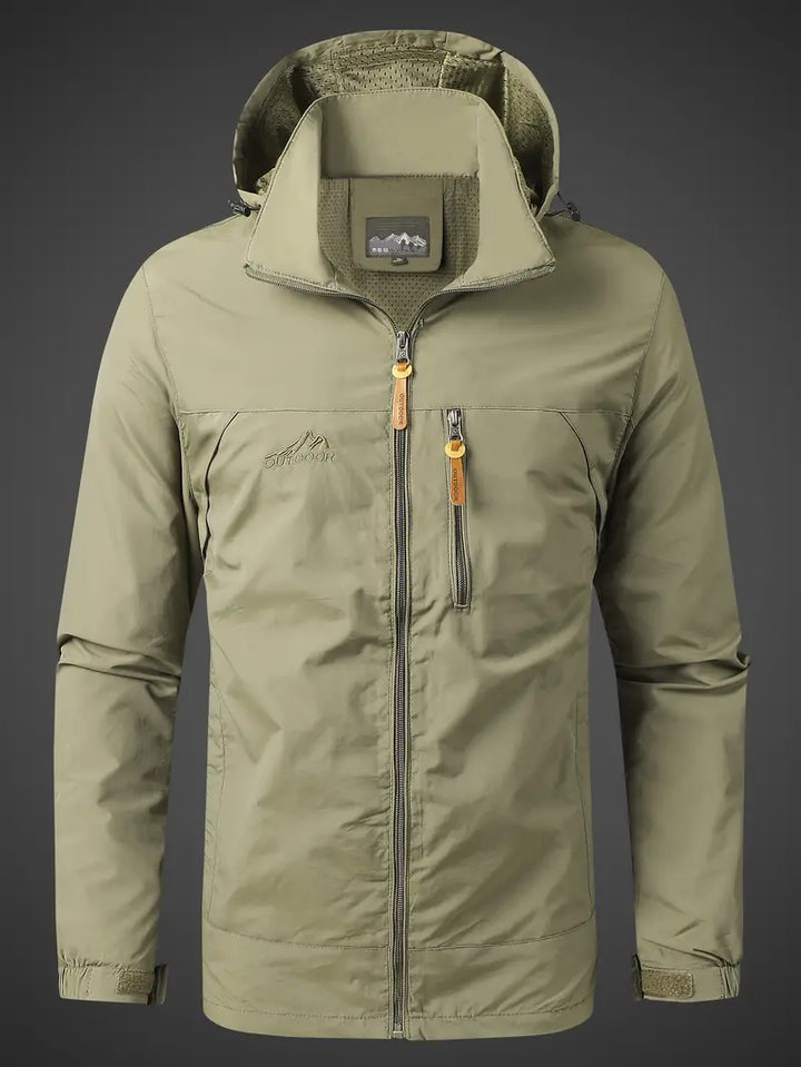 Drune | Wasserdichte und Winddichte Herren Outdoor Jacke