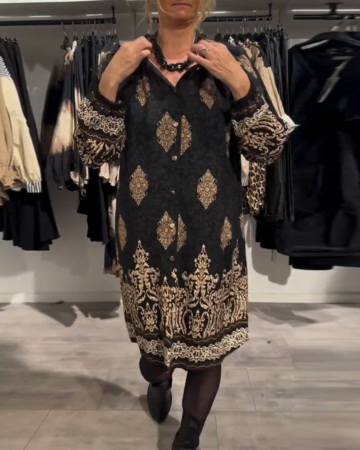 Drune | Revers und Button Down Vintage Print