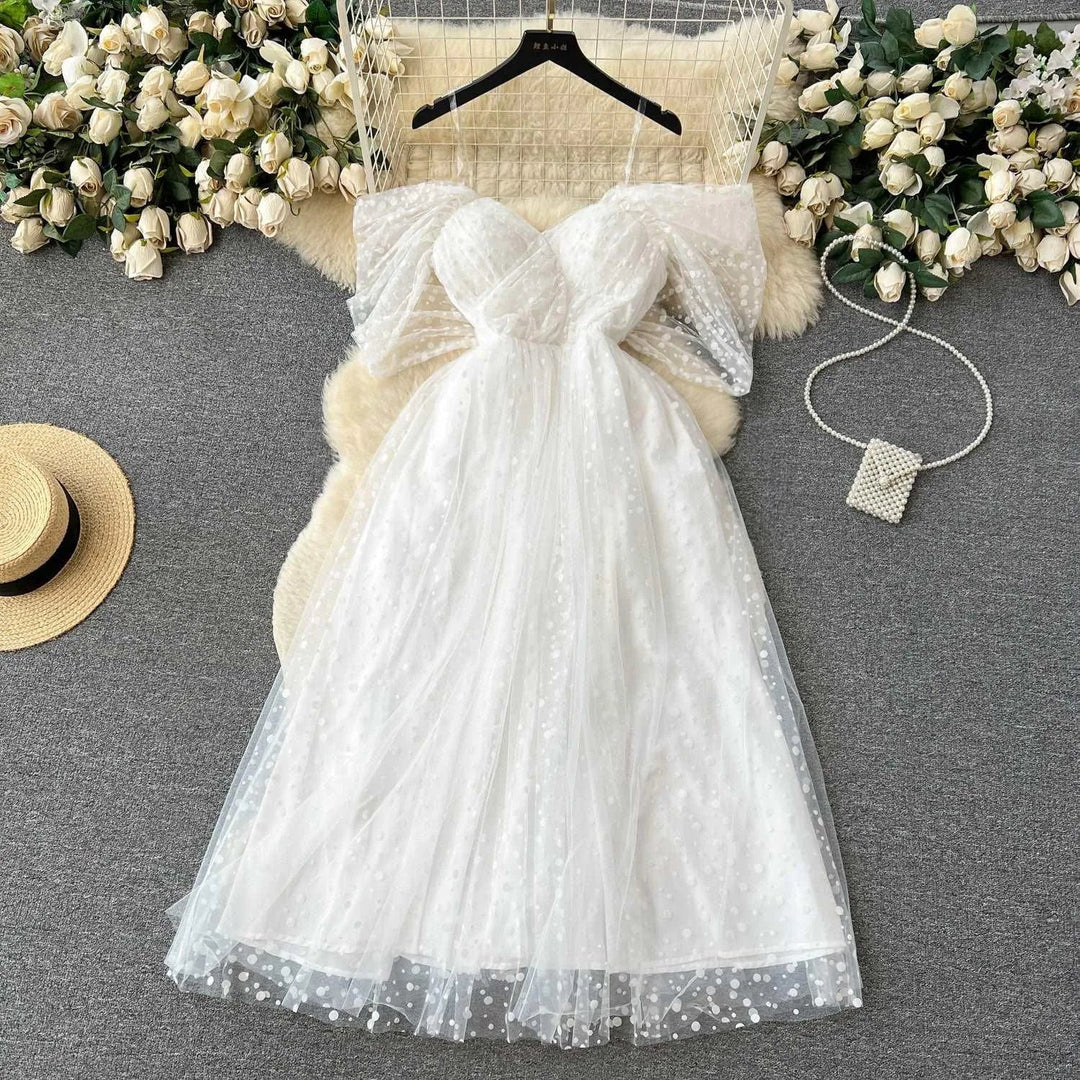 Drune | Weißes Kleid Luxus französisch