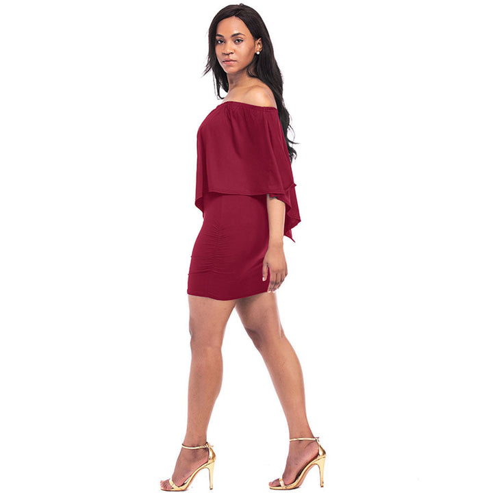 Damen Kleid mit elegantem Oversized-Oberteil und figurbetontem Rock Drune