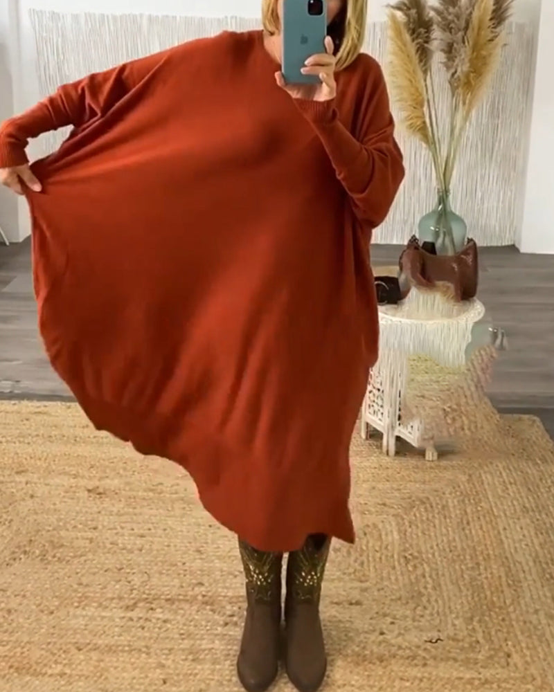 Drune | Pulloverkleid mit Fledermausärmeln