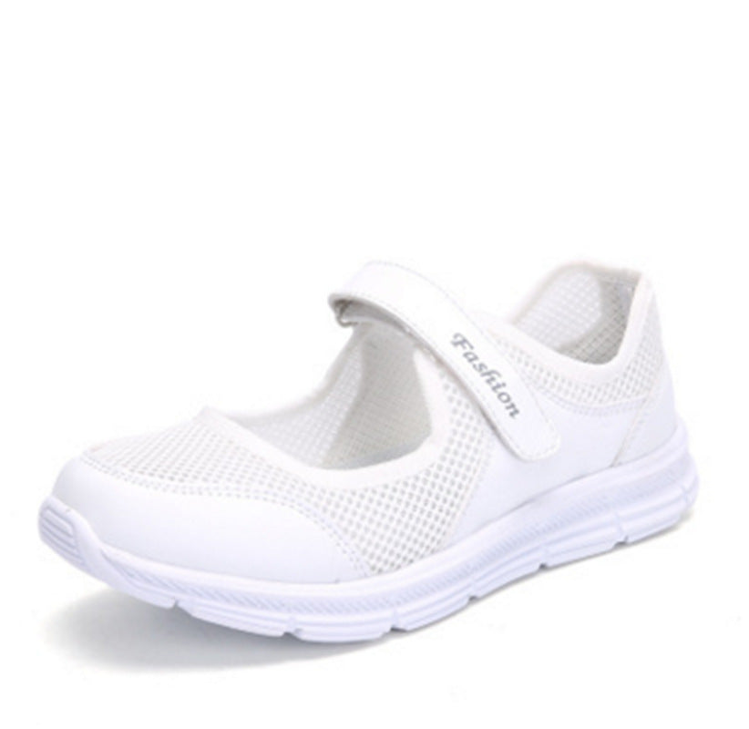 Damen Leichtgewicht Klettverschluss Slip-On Wanderschuhe Drune