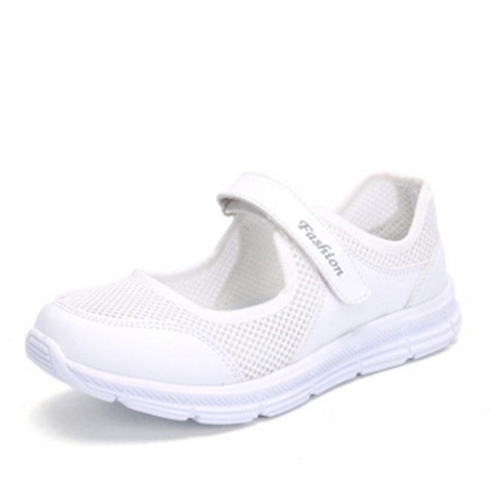 Damen Leichtgewicht Klettverschluss Slip-On Wanderschuhe Drune