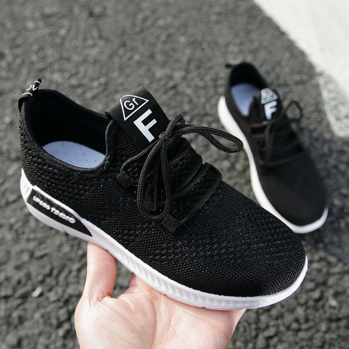 Damen Leichtgewicht Atmungsaktive Strick-Sneaker Drune