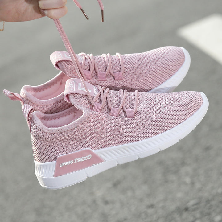 Damen Leichtgewicht Atmungsaktive Strick-Sneaker Drune