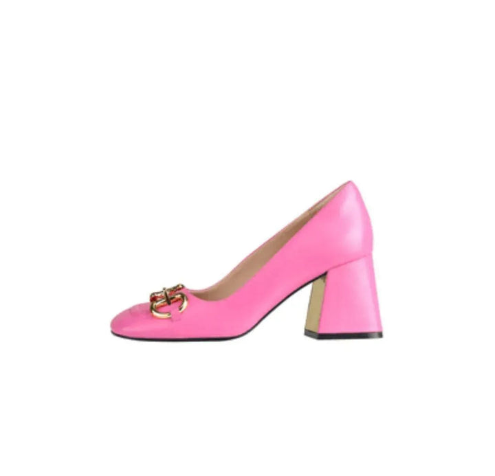 Drune | Damen Retro-Schuhe mit hohen Absätzen und Schnalle - Zeitlose Eleganz und Stil